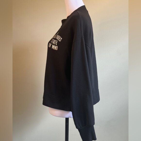 OLD NAVY Glitter Graphic Crew-Neck Sweatshirt - Picture 4 of 11